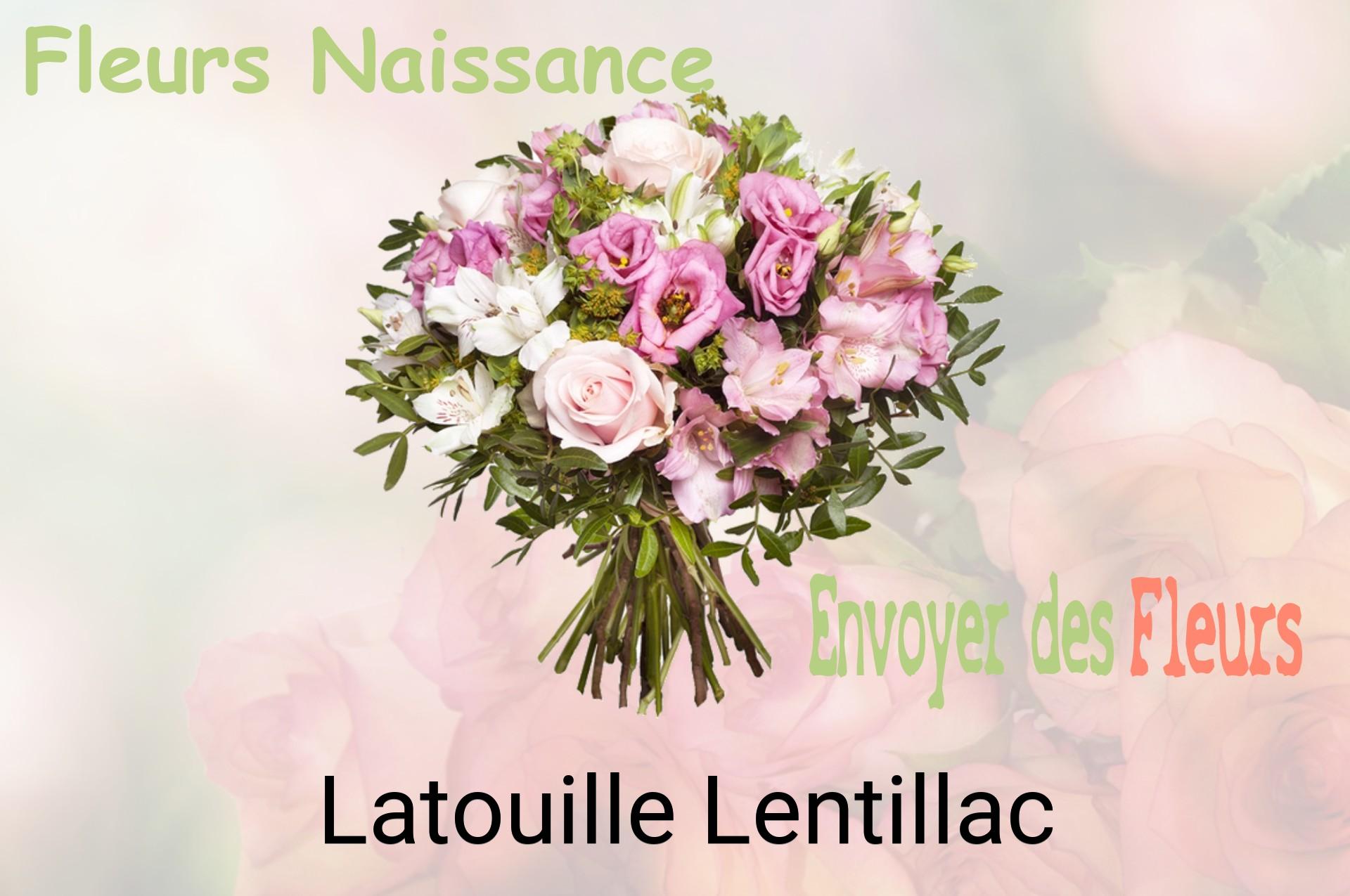 Bouquet de fleurs de naissance livré à Latouille-Lentillac