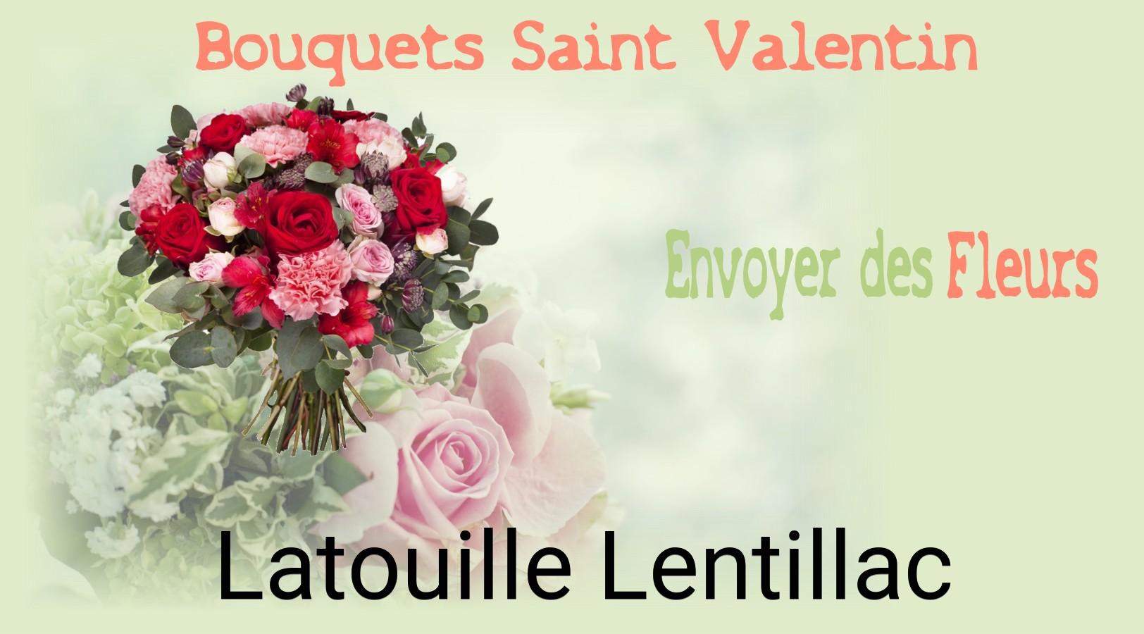Roses de Saint-Valentin livrées à Latouille-Lentillac